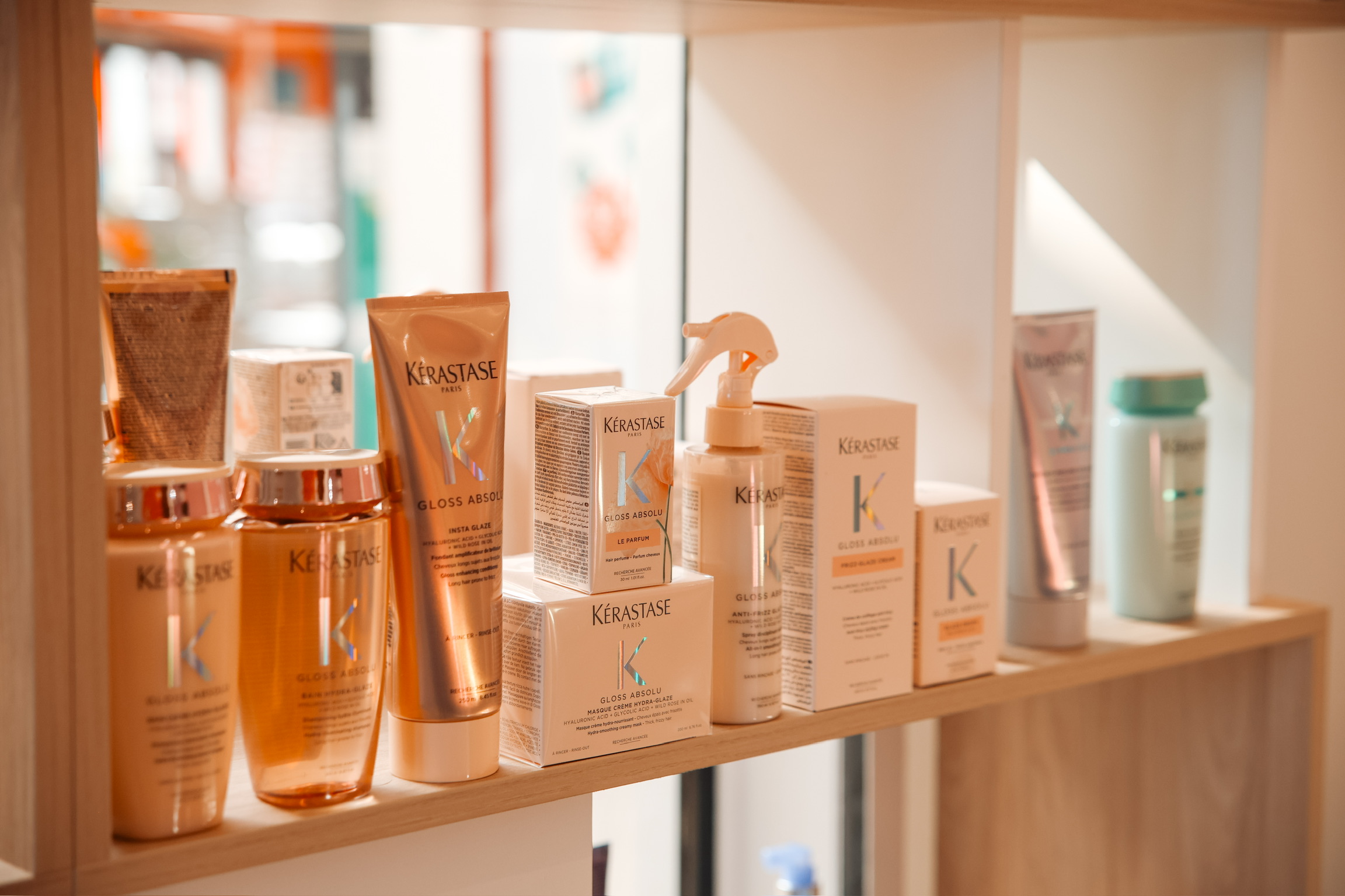 Gamme Kérastase Gloss Absolu au bar à soins